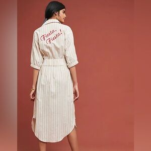 Corey Lynn Calter Fiesta Fiesta Midi Shirt Dress